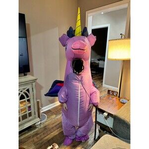 Magical Pink Unicorn Inflatable Costume for Kids